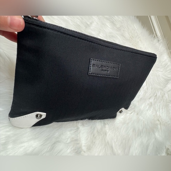 Authentic BALENCIAGA PARIS Black Multiuse Pouch - Clutch-Bag - - Picture 8 of 14